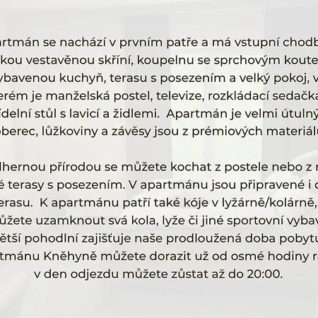 Luxusni Domovjanka - Knehyne Apartment Bila (Moravia-Silesia)